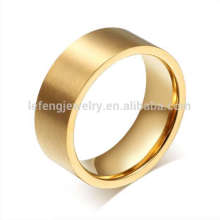 Saudi gold thumb ring for womens ,plain gold wedding band rings jewelry